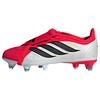adidas Predator League Fold-Over Tongue Soft Fu&szlig;ballschuhe Kinder - Lucid Red / Core Black / Cloud White