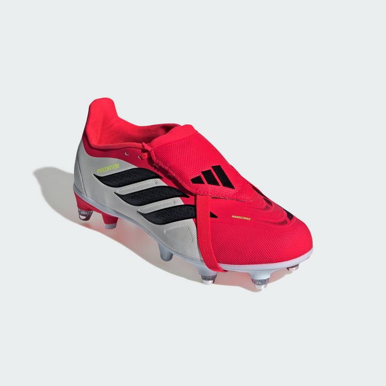 adidas adidas Predator League Fold-Over Tongue Soft Fu&szlig;ballschuhe Kinder - Lucid Red / Core Black / Cloud White - 2 | SportScheck