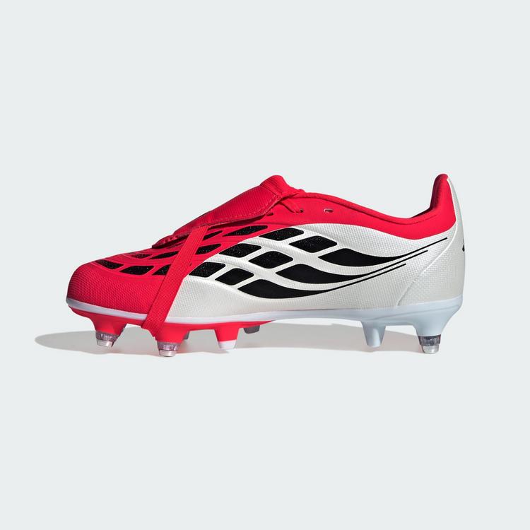 adidas adidas Predator League Fold-Over Tongue Soft Fu&szlig;ballschuhe Kinder - Lucid Red / Core Black / Cloud White - 4 | SportScheck