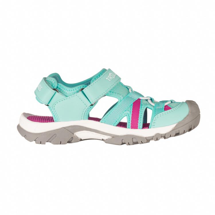 Trollkids Trollkids Stavanger XT Outdoorsandalen Kinder - dunkle minze-helles rosa - 0 | SportScheck