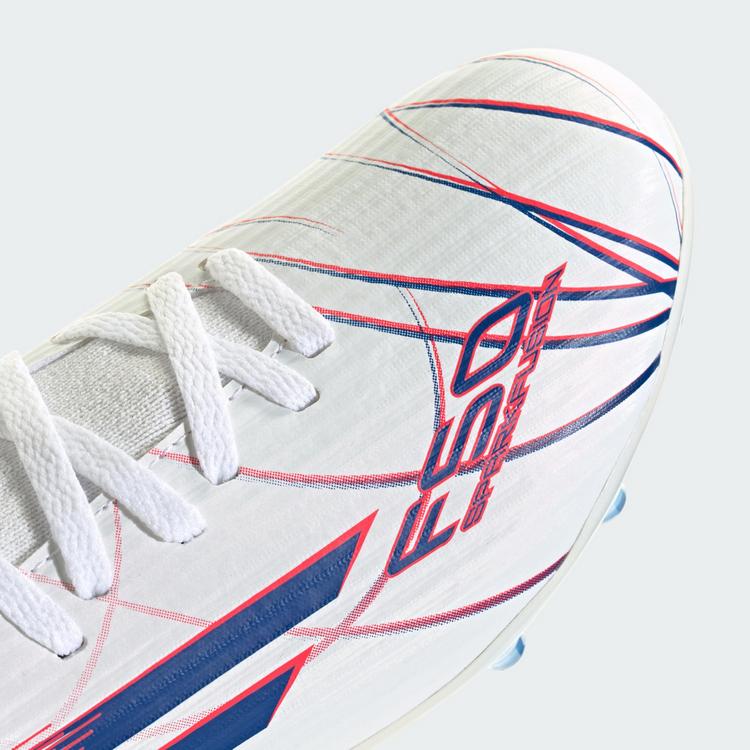 adidas adidas F50 SPARKFUSION LEAGUE Mid-Cut feste Fu&szlig;ballschuhe Kinder - Cloud White / Royal Blue / Lucid Red - 6 | SportScheck