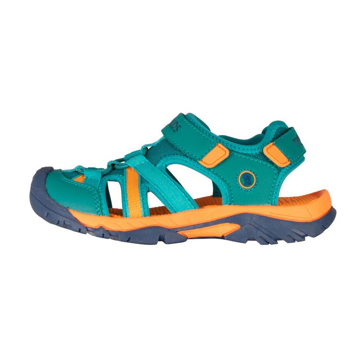 Trollkids Trollkids Stavanger XT Outdoorsandalen Kinder - seegr&uuml;n-saharagelb-madeira blau - 0 | SportScheck