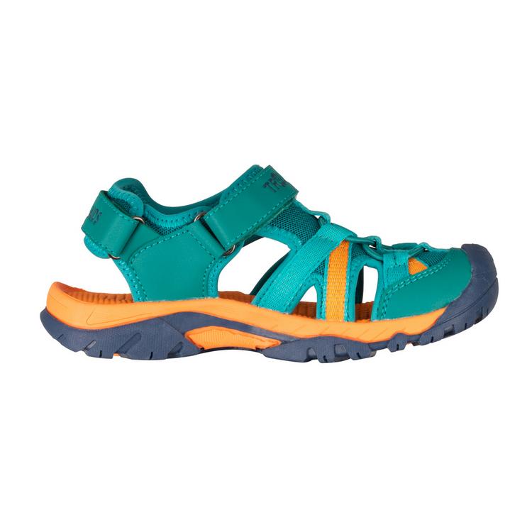 Trollkids Trollkids Stavanger XT Outdoorsandalen Kinder - seegr&uuml;n-saharagelb-madeira blau - 0 | SportScheck