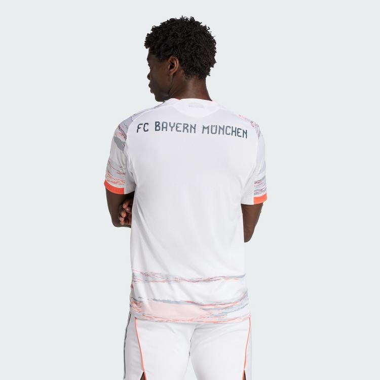 adidas adidas FC Bayern M&uuml;nchen 25/26 Ausw&auml;rtstrikot Teamtrikot Herren - White - 1 | SportScheck
