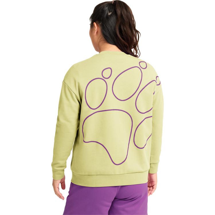 Jack Wolfskin Jack Wolfskin CELEBRATE THE PAW CREWNECK W Fleecepullover Damen - PAW daisy - 1 | SportScheck