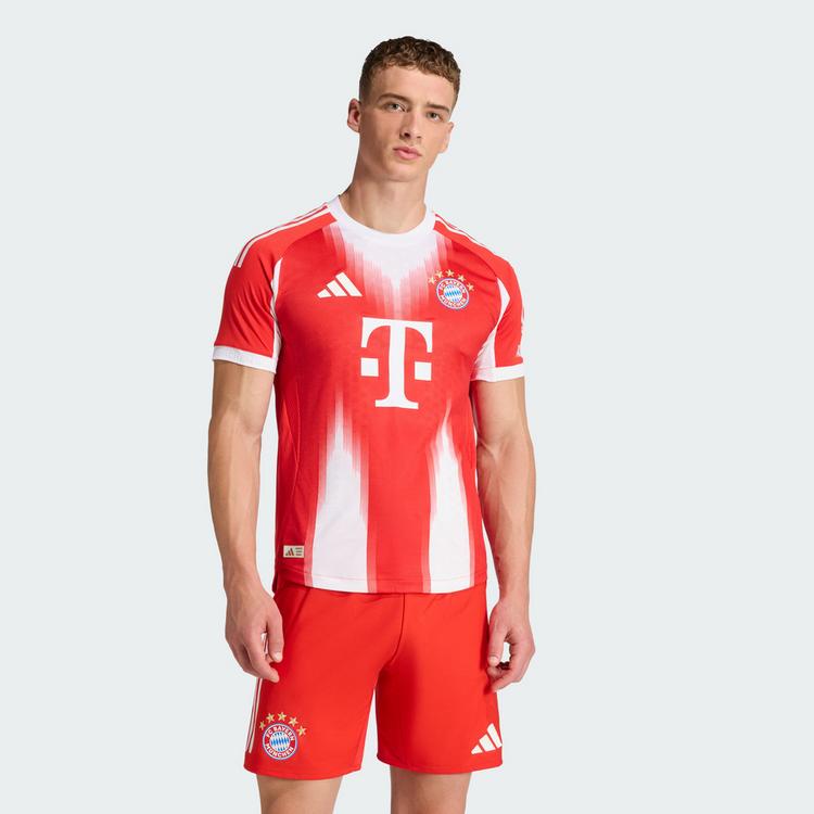 adidas adidas FC Bayern M&uuml;nchen 25/26 Authentic Teamtrikot Herren - Red - 0 | SportScheck