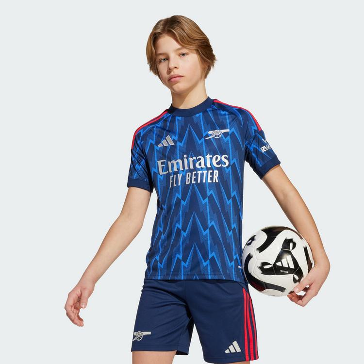 adidas adidas FC Arsenal 25/26 Ausw&auml;rtstrikot Teamtrikot Kinder - Night Indigo / Grey Two - 0 | SportScheck