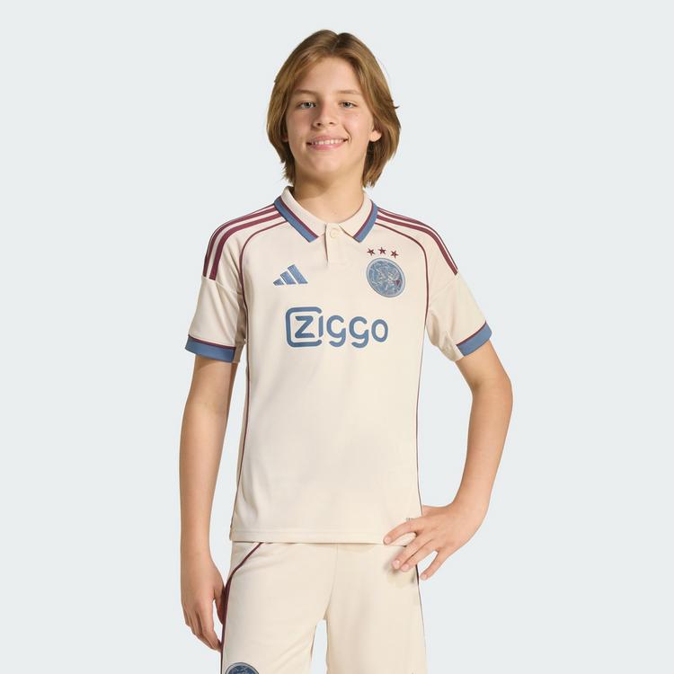 adidas adidas Ajax Amsterdam 25/26 Ausweichtrikot Teamtrikot Kinder - Halo Ivory - 0 | SportScheck