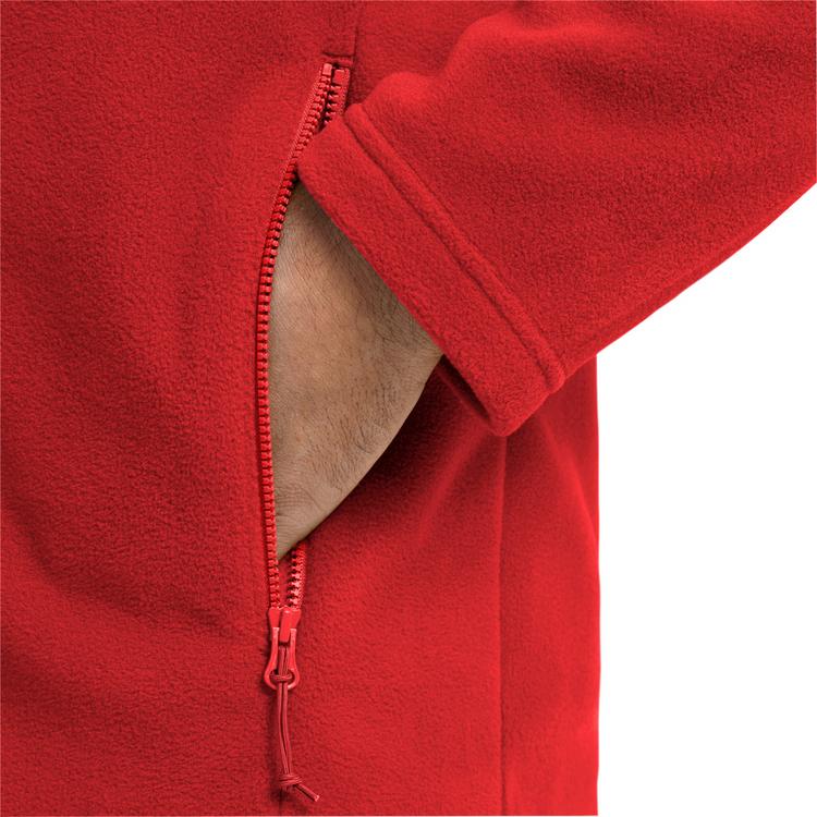 Jack Wolfskin Jack Wolfskin TAUNUS 100 FZ M Fleecejacke Herren - siren red - 1 | SportScheck