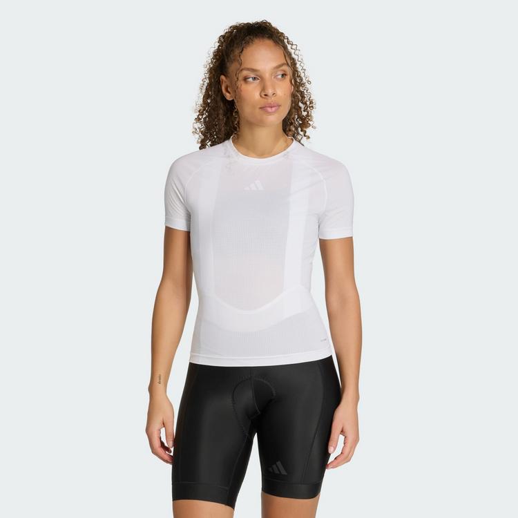 adidas adidas CYCLING BASELAYER T-Shirt Funktionsshirt Damen - White - 0 | SportScheck