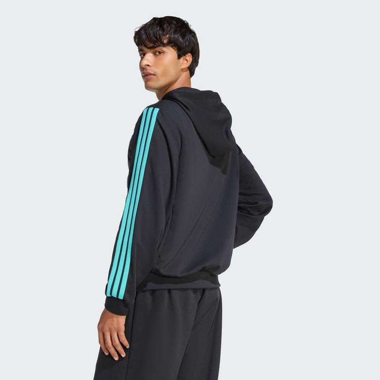 adidas adidas MERCEDES - AMG PETRONAS FORMULA 1 TEAM Regenjacke Herren - Black / Semi Mint Rush - 1 | SportScheck