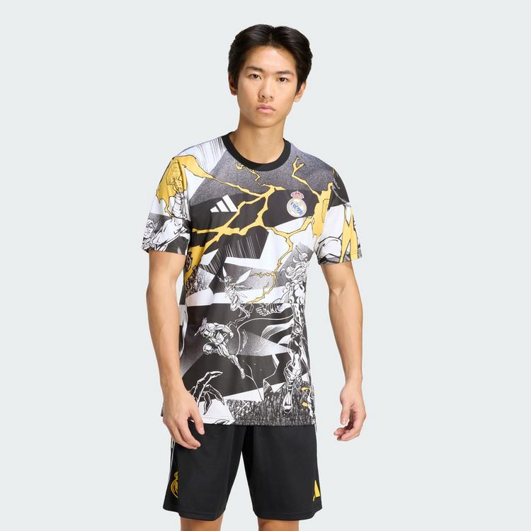 adidas adidas adidas Real Madrid Avengers 25/26 Teamtrikot Herren - White / Black / Bold Gold - 0 | SportScheck