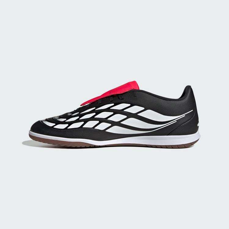 adidas adidas PREDATOR CLUB Sala Fold-Over Tongue Fu&szlig;ballschuhe - Core Black / Cloud White / Lucid Red - 4 | SportScheck
