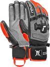 Reusch Worldcup Warrior DH Handschuh - 7588 blck/silver/fluo red