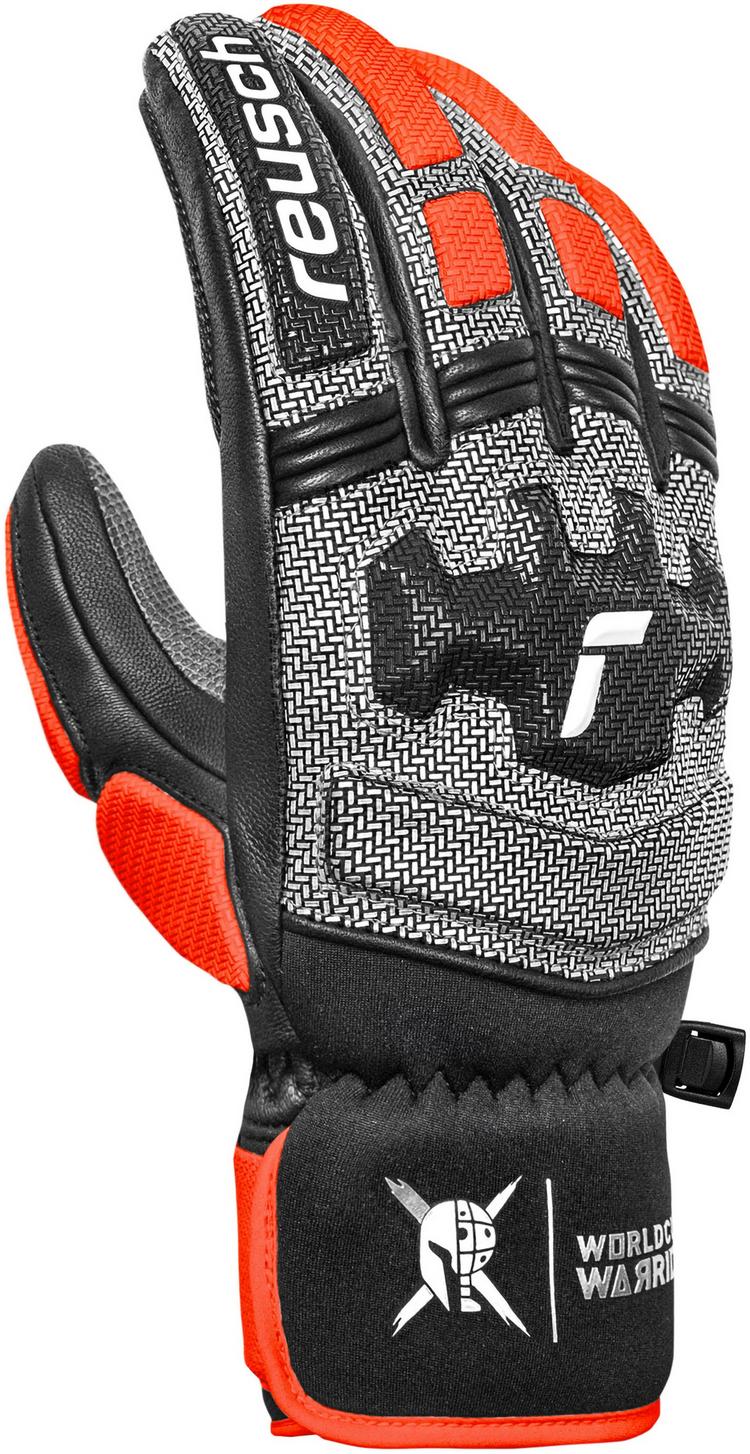 Reusch Reusch Worldcup Warrior DH Handschuh - 7588 blck/silver/fluo red - 0 | SportScheck