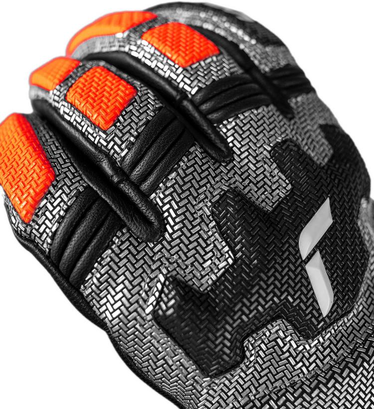 Reusch Reusch Worldcup Warrior DH Handschuh - 7588 blck/silver/fluo red - 5 | SportScheck