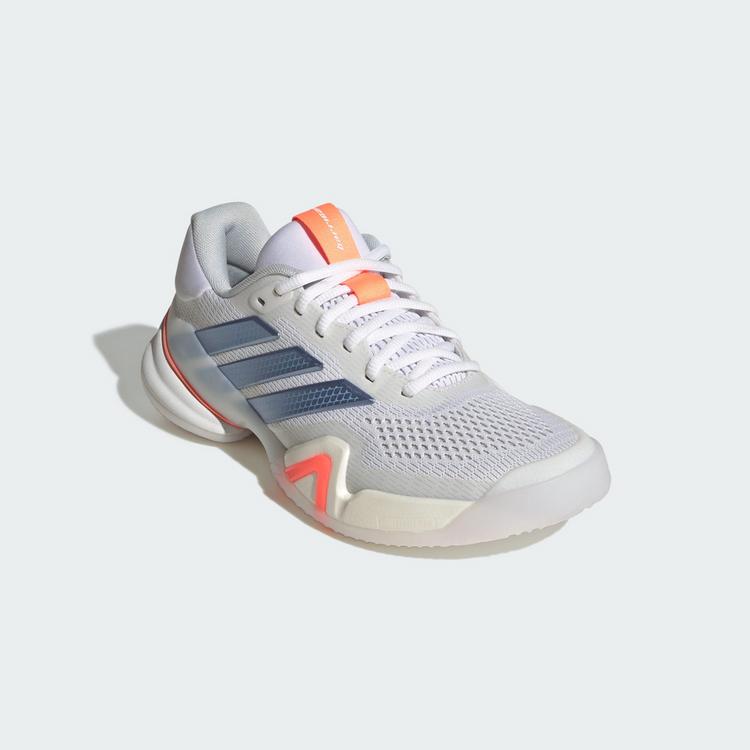 adidas adidas Barricade 14 Tennisschuh Tennisschuhe Damen - Cloud White / Halo Blue / Beam Orange - 3 | SportScheck