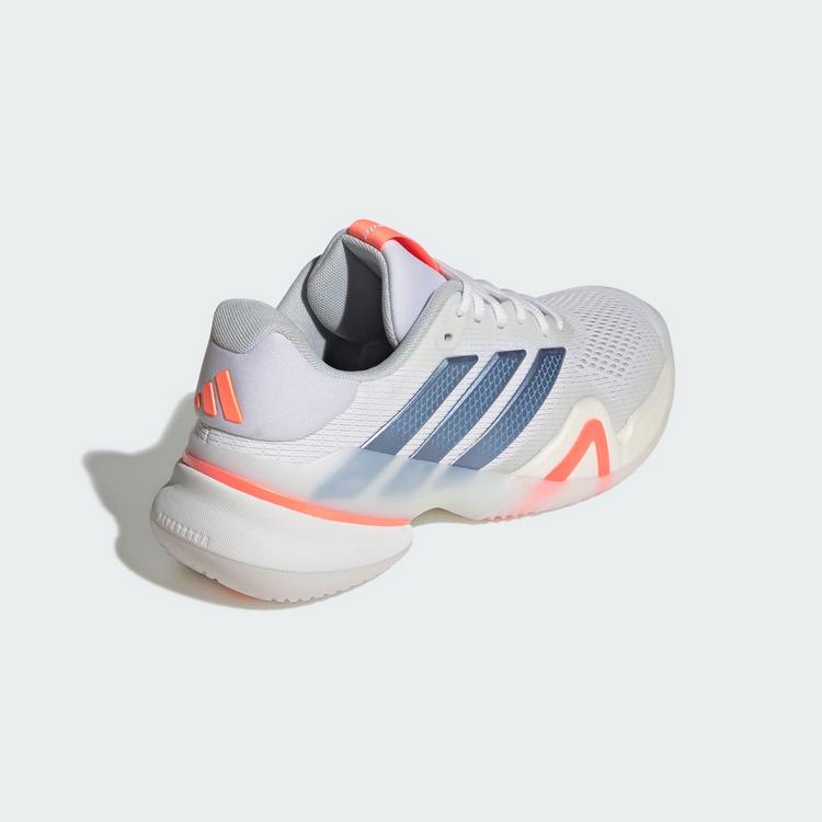 adidas adidas Barricade 14 Tennisschuh Tennisschuhe Damen - Cloud White / Halo Blue / Beam Orange - 4 | SportScheck
