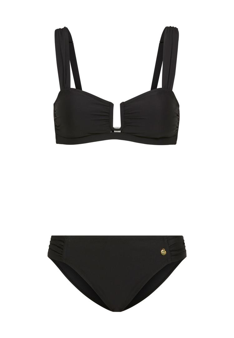 Lascana Lascana Bandeau-Bikini Bikini Set Damen - schwarz - 0 | SportScheck