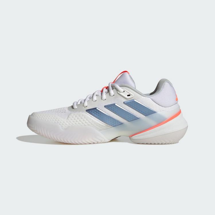 adidas adidas Barricade 14 Tennisschuh Tennisschuhe Damen - Cloud White / Halo Blue / Beam Orange - 5 | SportScheck