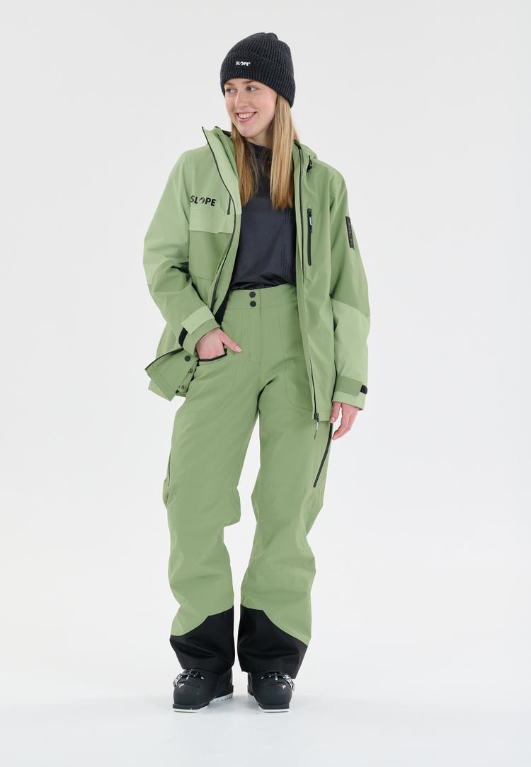 SLOPE SLOPE Zuki Skihose Damen - 3068 Hedge Green - 0 | SportScheck