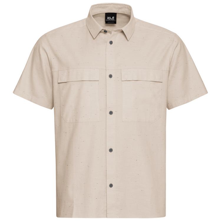 Jack Wolfskin Jack Wolfskin WILD NEP SHIRT M Kurzarmhemd Herren - oyster - 0 | SportScheck