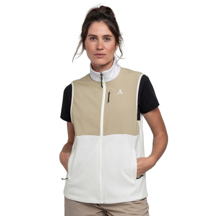 Sch&ouml;ffel Sch&ouml;ffel Fleece Vt Style Ash WMN Fleeceweste Damen - 9040 - natur - 0 | SportScheck