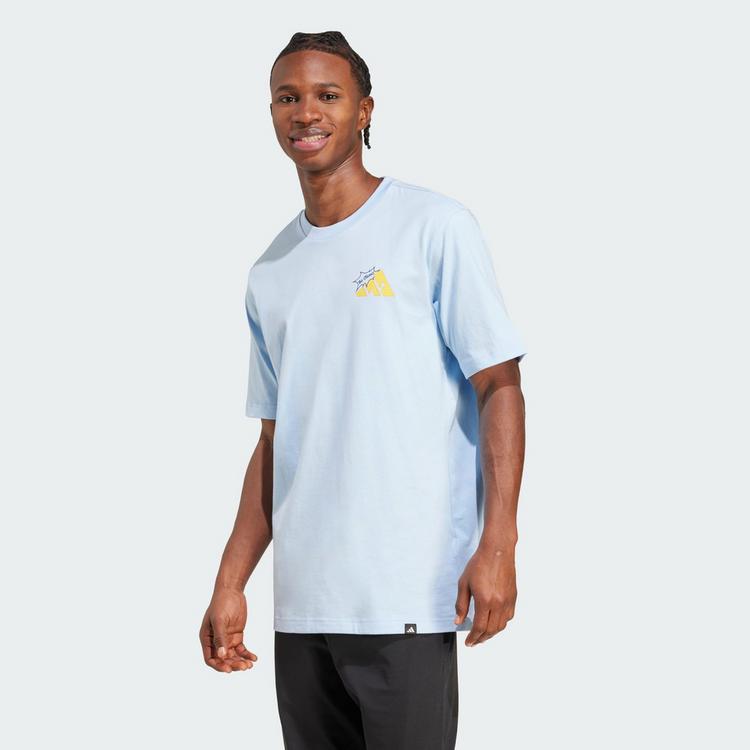 adidas adidas Food Grilled Cheese Grafik T-Shirt T-Shirt Herren - Glow Blue - 0 | SportScheck