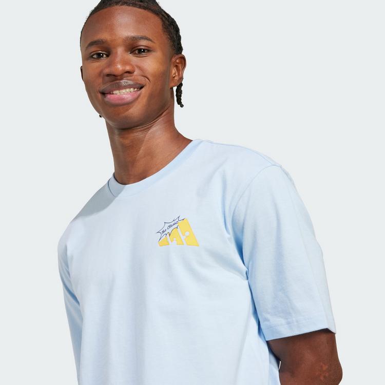 adidas adidas Food Grilled Cheese Grafik T-Shirt T-Shirt Herren - Glow Blue - 0 | SportScheck