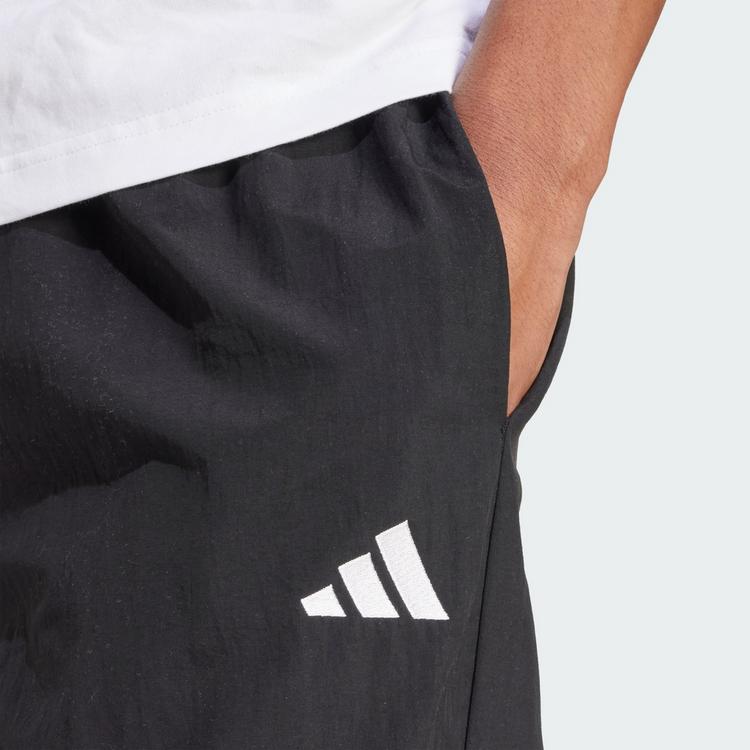 adidas adidas Hose Essential Small Logo Woven Open Hem Trainingshose Herren - Black / White - 1 | SportScheck