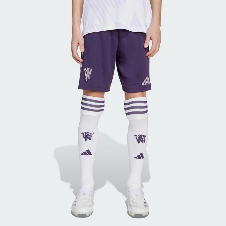 adidas adidas Manchester United 25/26 Kids Fu&szlig;ballshorts Kinder - Aurora Plum - 0 | SportScheck