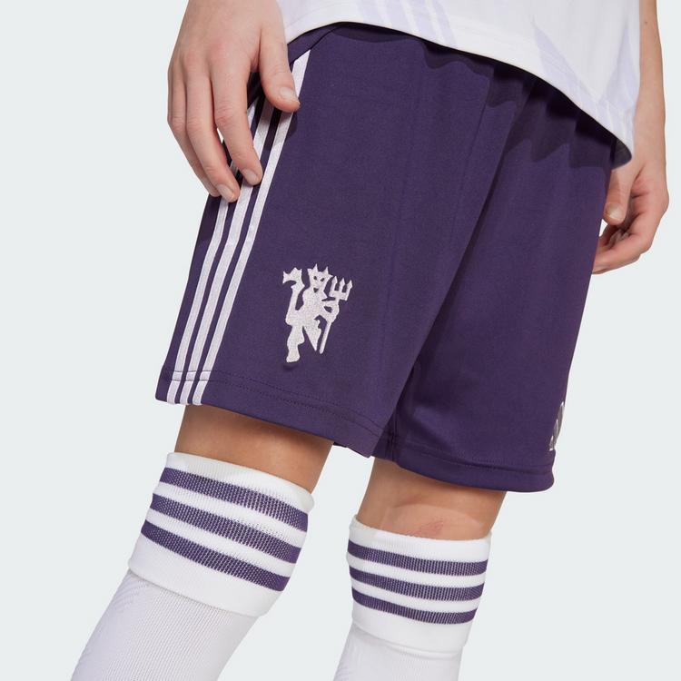 adidas adidas Manchester United 25/26 Kids Fu&szlig;ballshorts Kinder - Aurora Plum - 0 | SportScheck