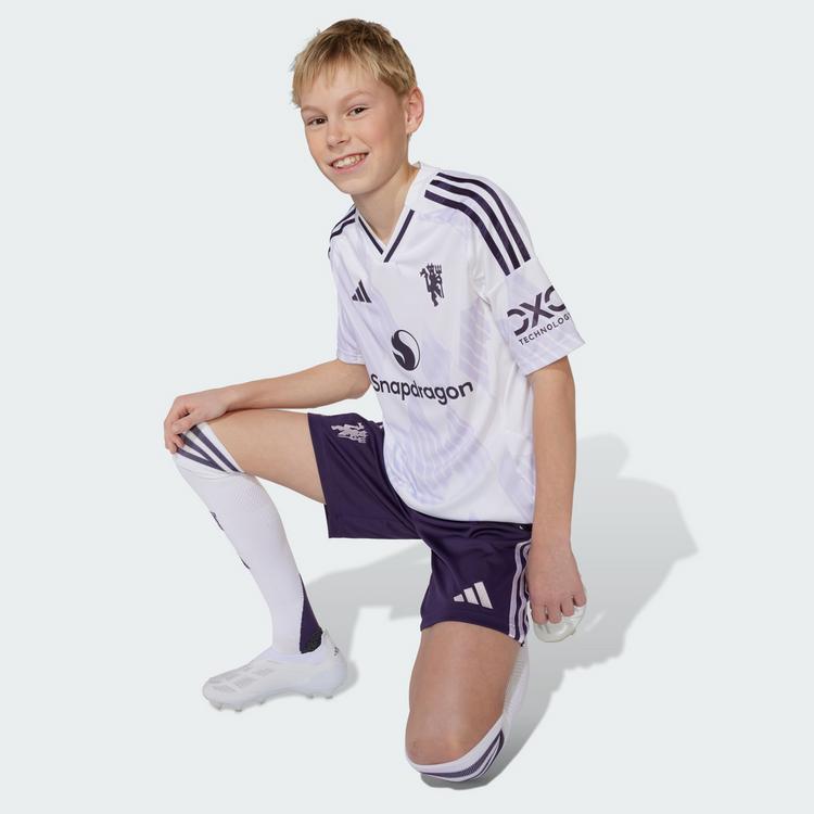 adidas adidas Manchester United 25/26 Kids Fu&szlig;ballshorts Kinder - Aurora Plum - 1 | SportScheck