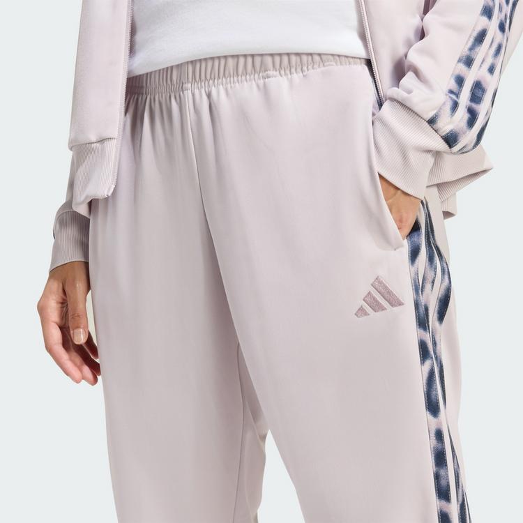 adidas adidas Trainingsanzug 3-STRIPES LEOPARD PRINT Trainingsanzug Damen - Ice Purple / Multicolor - 1 | SportScheck