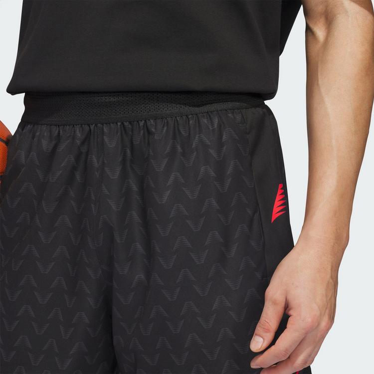 adidas adidas ANTHONY EDWARDS CRAZY LITE AOP SHORTS Basketball-Shorts Herren - Black / Aurora Black - 0 | SportScheck