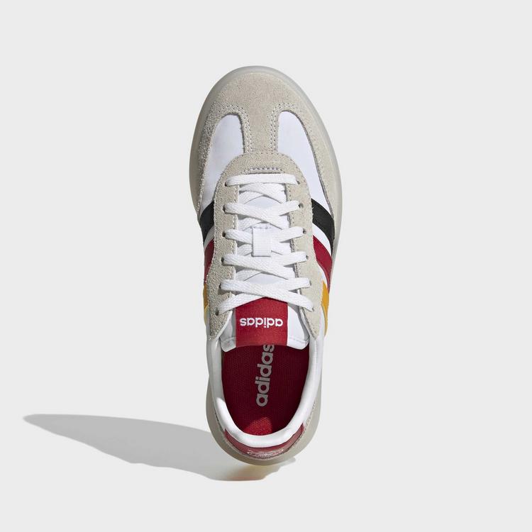 adidas adidas BREAKNET 3.0 KIDS FUSSBALLSCHUH Sneaker Kinder - Cloud White / Collegiate Gold / None - 1 | SportScheck