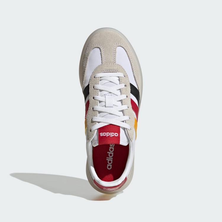 adidas adidas BREAKNET 3.0 KIDS FUSSBALLSCHUH Sneaker Kinder - Cloud White / Collegiate Gold / None - 2 | SportScheck