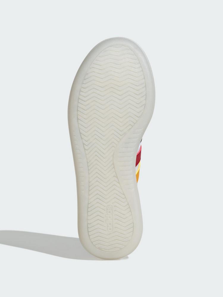 adidas adidas BREAKNET 3.0 KIDS FUSSBALLSCHUH Sneaker Kinder - Cloud White / Collegiate Gold / None - 5 | SportScheck