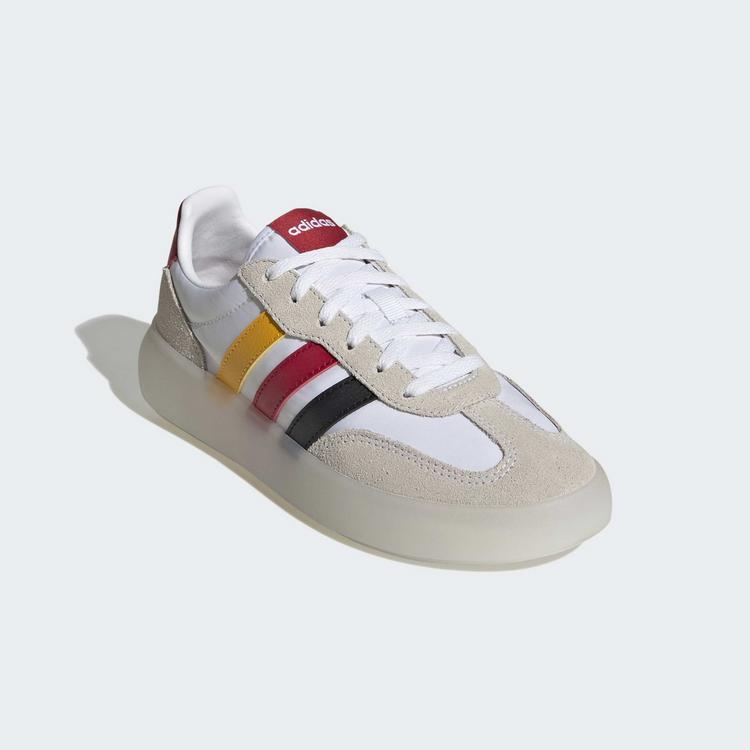 adidas adidas BREAKNET 3.0 KIDS FUSSBALLSCHUH Sneaker Kinder - Cloud White / Collegiate Gold / None - 6 | SportScheck