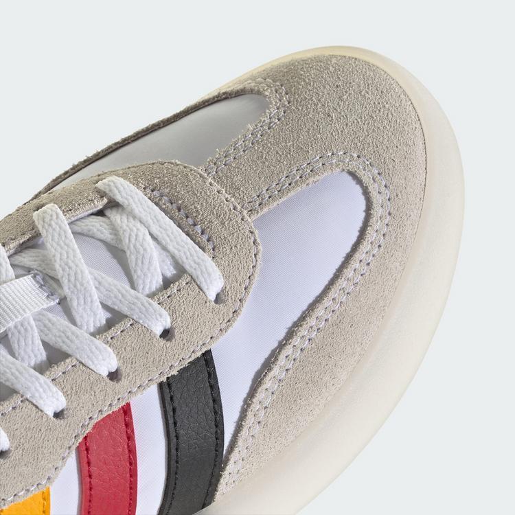 adidas adidas BREAKNET 3.0 KIDS FUSSBALLSCHUH Sneaker Kinder - Cloud White / Collegiate Gold / None - 15 | SportScheck