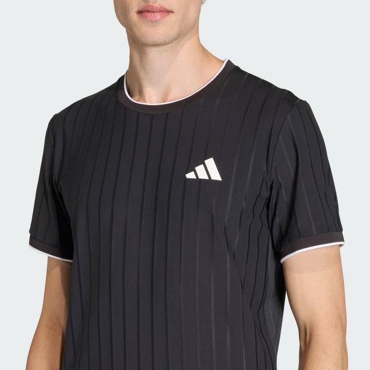 adidas adidas TENNIS CLIMACOOL FREELIFT T-SHIRT PRO T-Shirt Herren - Black - 1 | SportScheck