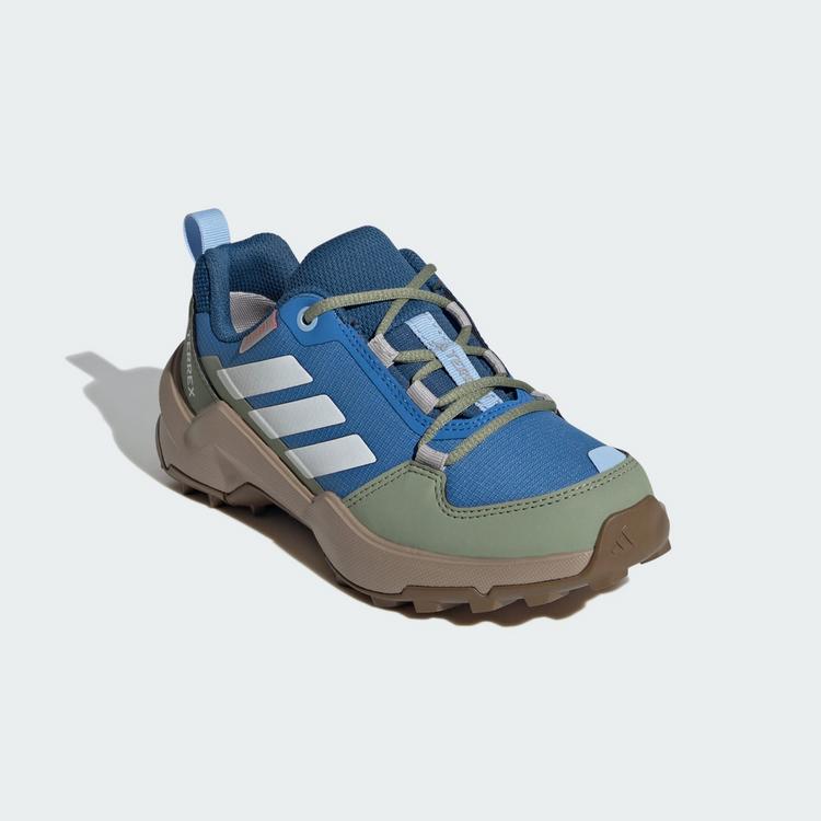 adidas adidas TERREX AX4r Wanderschuh Wanderschuhe Kinder - Ray Blue / Off White / Tent Green - 3 | SportScheck