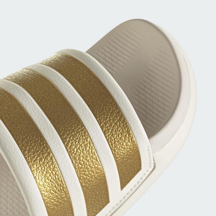 adidas adidas ADILETTE COMFORT 2.0 BADESCHLAPPEN Badelatschen Damen - Off White / Gold Metallic / Chalk White - 7 | SportScheck