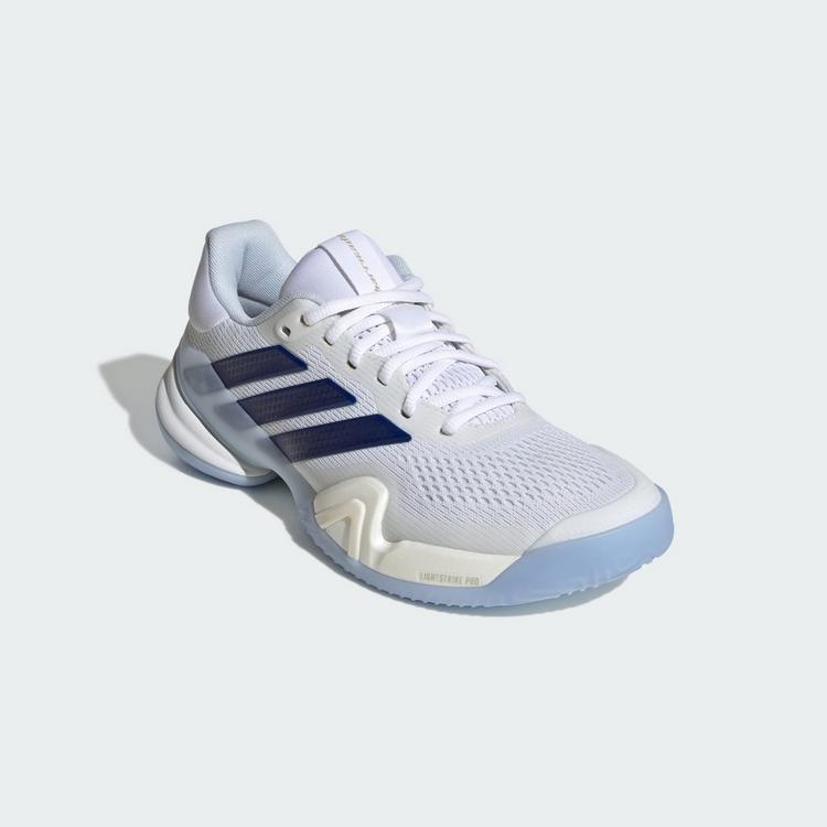 adidas adidas Barricade 14 Tennisschuh Tennisschuhe Damen - Cloud White / Cyber Metallic / Dark Blue - 3 | SportScheck
