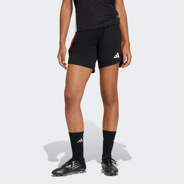 adidas adidas Tiro 26 Competition Trainingsshorts Fu&szlig;ballshorts Damen - Black / Semi Lucid Red - 0 | SportScheck