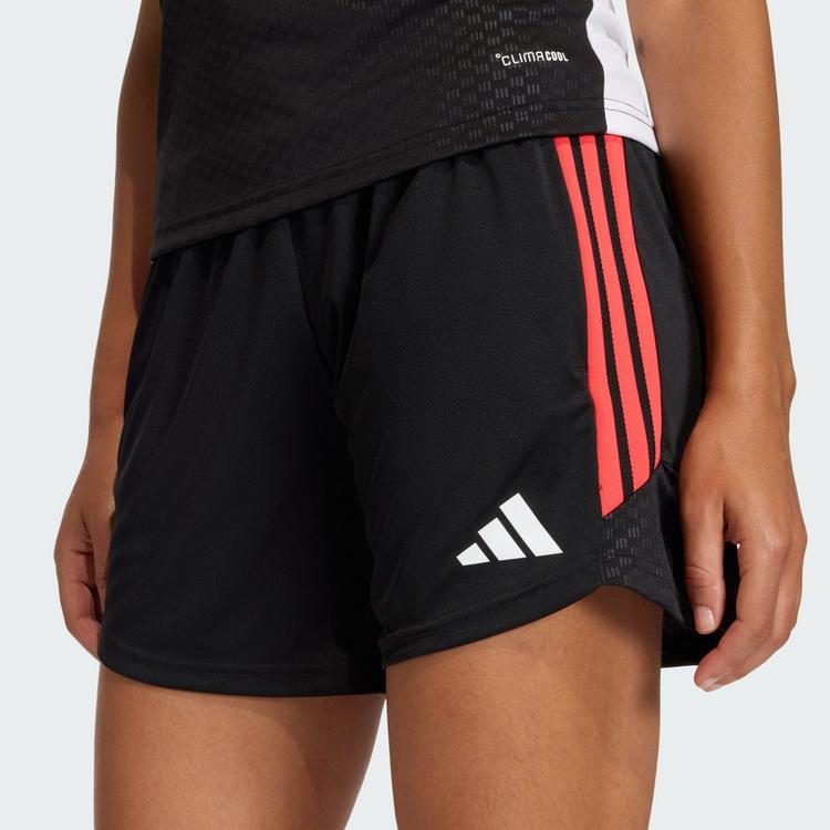 adidas adidas Tiro 26 Competition Trainingsshorts Fu&szlig;ballshorts Damen - Black / Semi Lucid Red - 0 | SportScheck