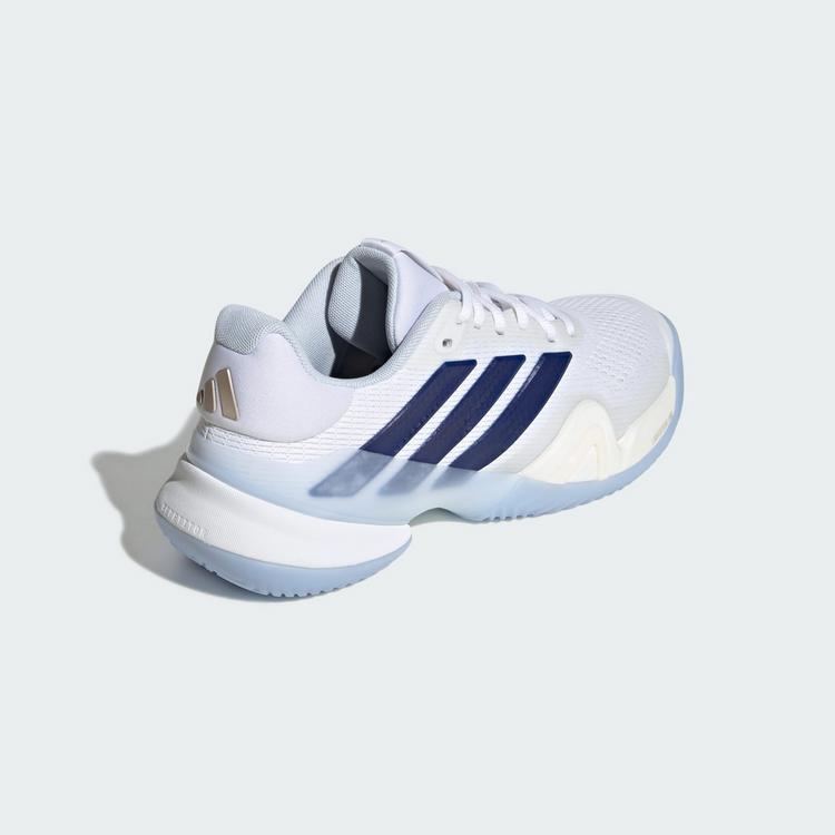 adidas adidas Barricade 14 Tennisschuh Tennisschuhe Damen - Cloud White / Cyber Metallic / Dark Blue - 4 | SportScheck
