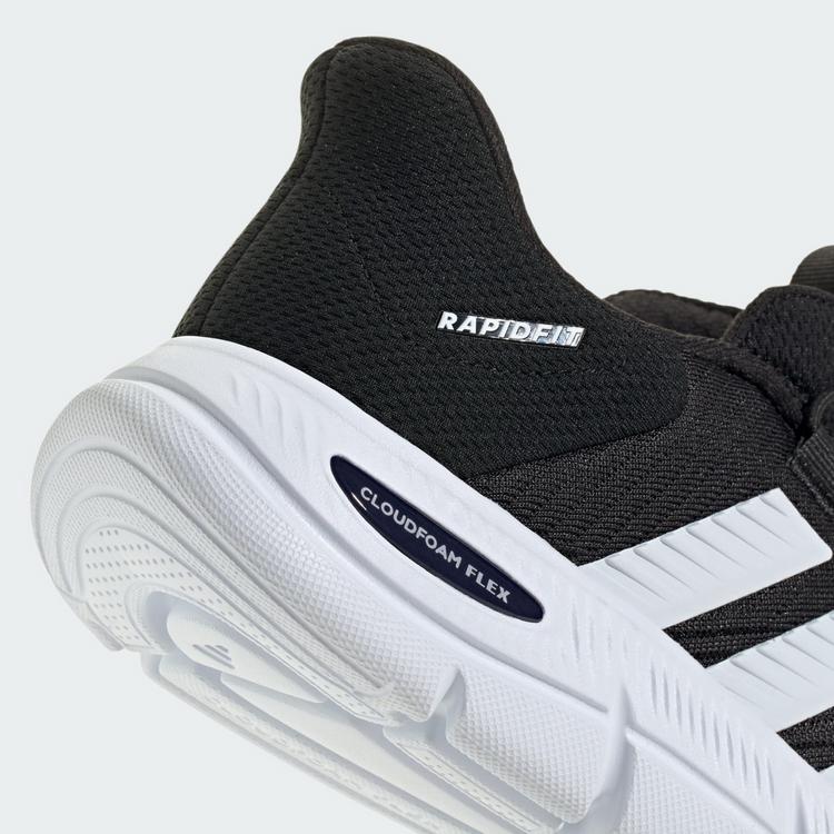 adidas adidas CLOUDFOAM FLEX RAPIDFIT SCHUH Sneaker Damen - Core Black / Cloud White / Silver Metallic - 7 | SportScheck