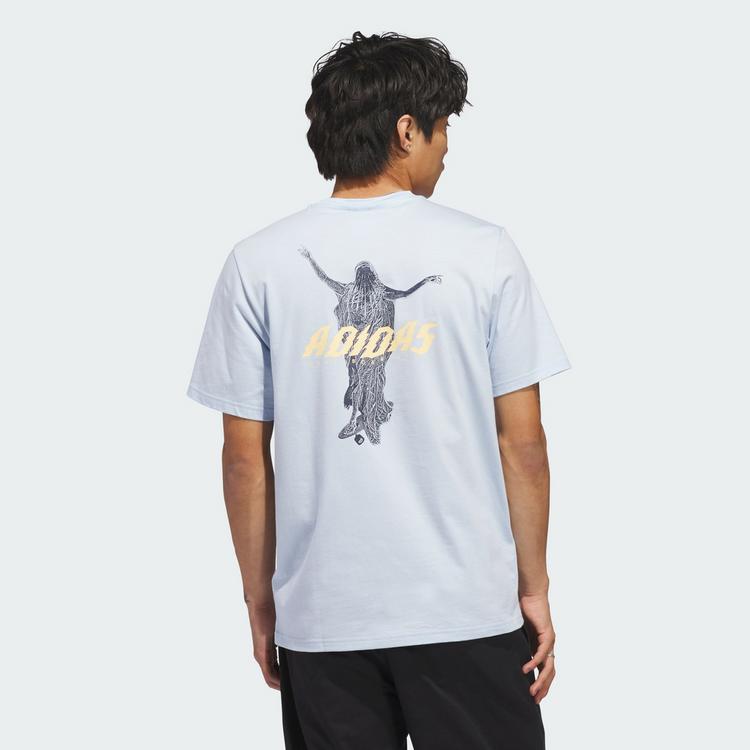 adidas adidas SKATEBOARDING MERLIN T-SHIRT T-Shirt - Crystal Sky - 1 | SportScheck