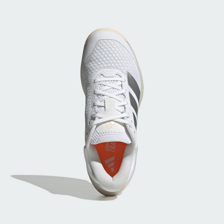adidas adidas Dropset 4 Power Training Schuh Fitnessschuhe Damen - Cloud White / Silver Metallic / Lucid Orange - 1 | SportScheck